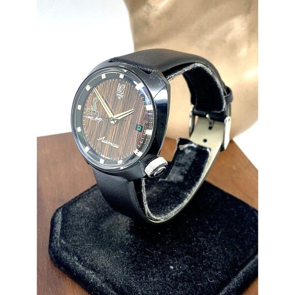 March LA.B Shelby EXP500 Men's Watch Swiss Automatic Limited Edition Brown 40mm - Picture 2 of 13